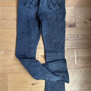 MOTHER Boot Cut Jeans in Deep Indigo